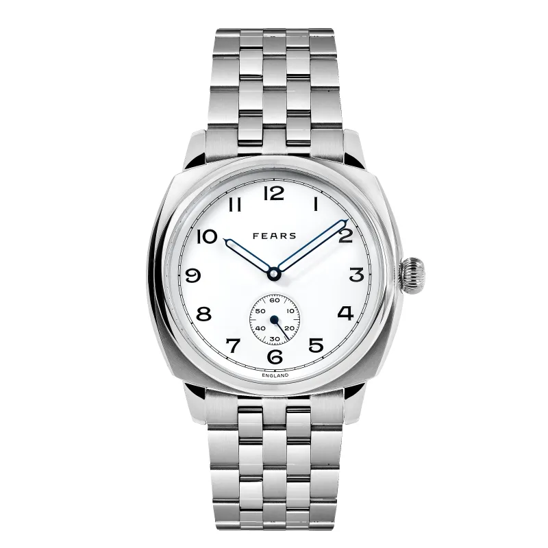 Fears Brunswick 38 Polar White Bracelet Watch made by Jura Watches