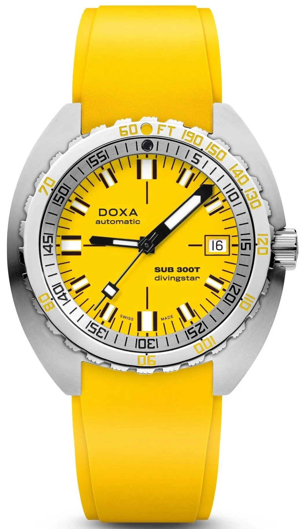 Doxa Sub 300T Divingstar Rubber Watch sold by Jura Watches