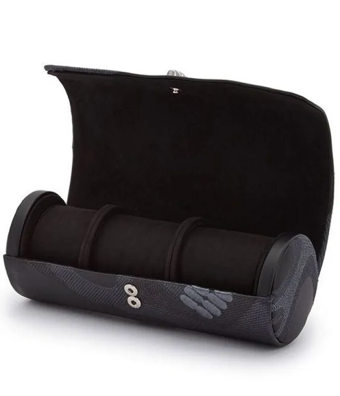 WOLF Watch Roll Memento Mori Triple Black made by WOLF