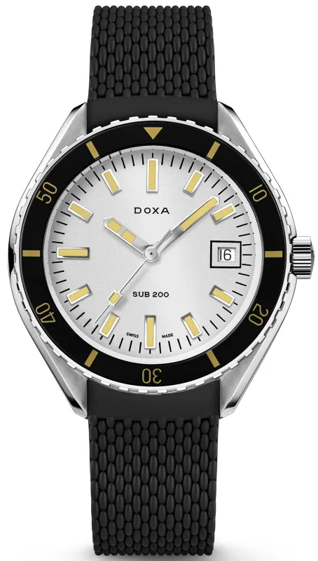 Doxa Sub 200 Searambler Rubber Watch made by Jura Watches