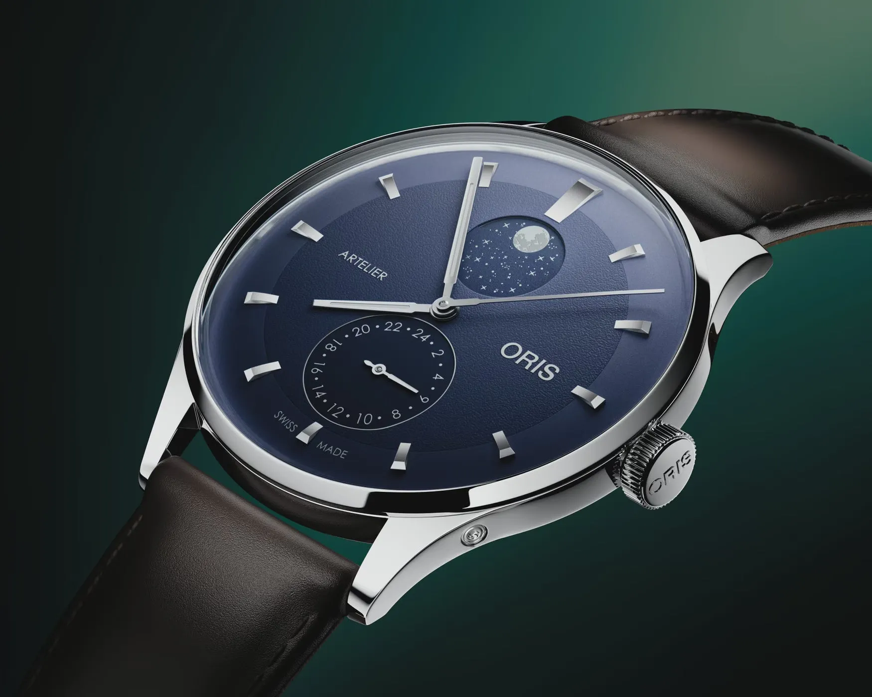 Oris Artelier Complication Blue Watch sold by Jura Watches product image thumbnail 3