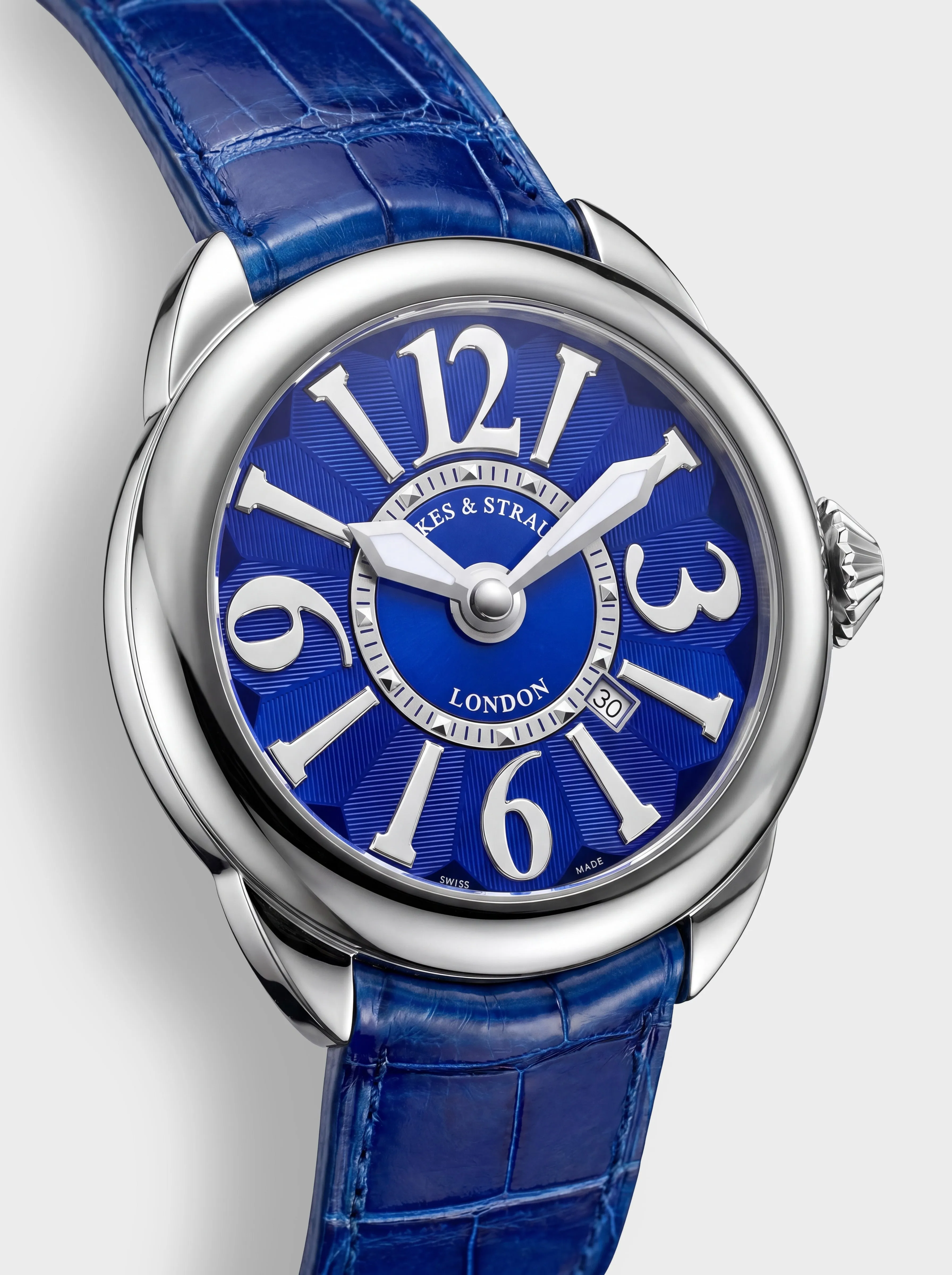 Backes & Strauss Watch Piccadilly Steel 45 Blue sold by Jura Watches product image thumbnail 2
