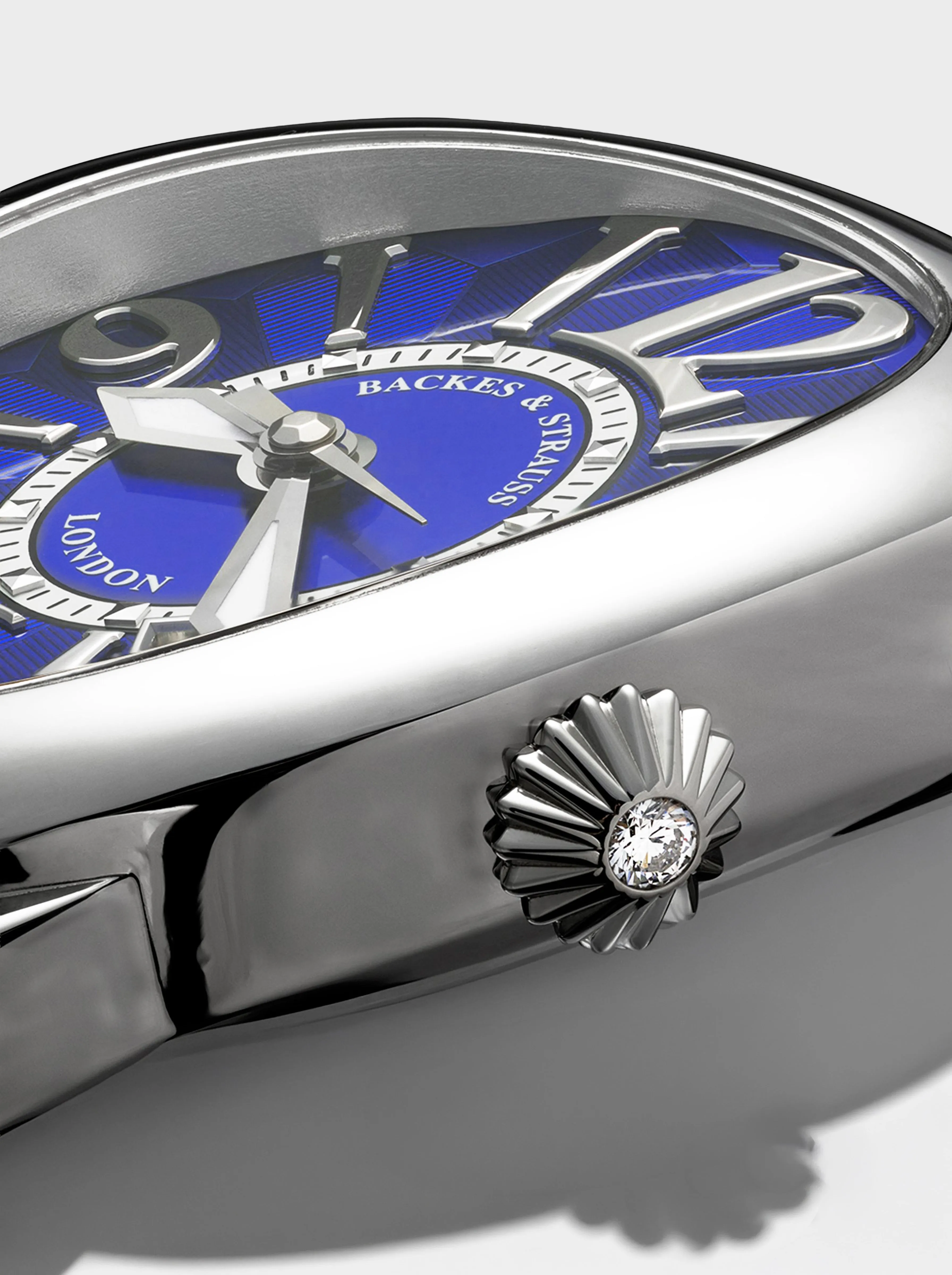 Backes & Strauss Watch Piccadilly Steel 45 Blue sold by Jura Watches product image thumbnail 3