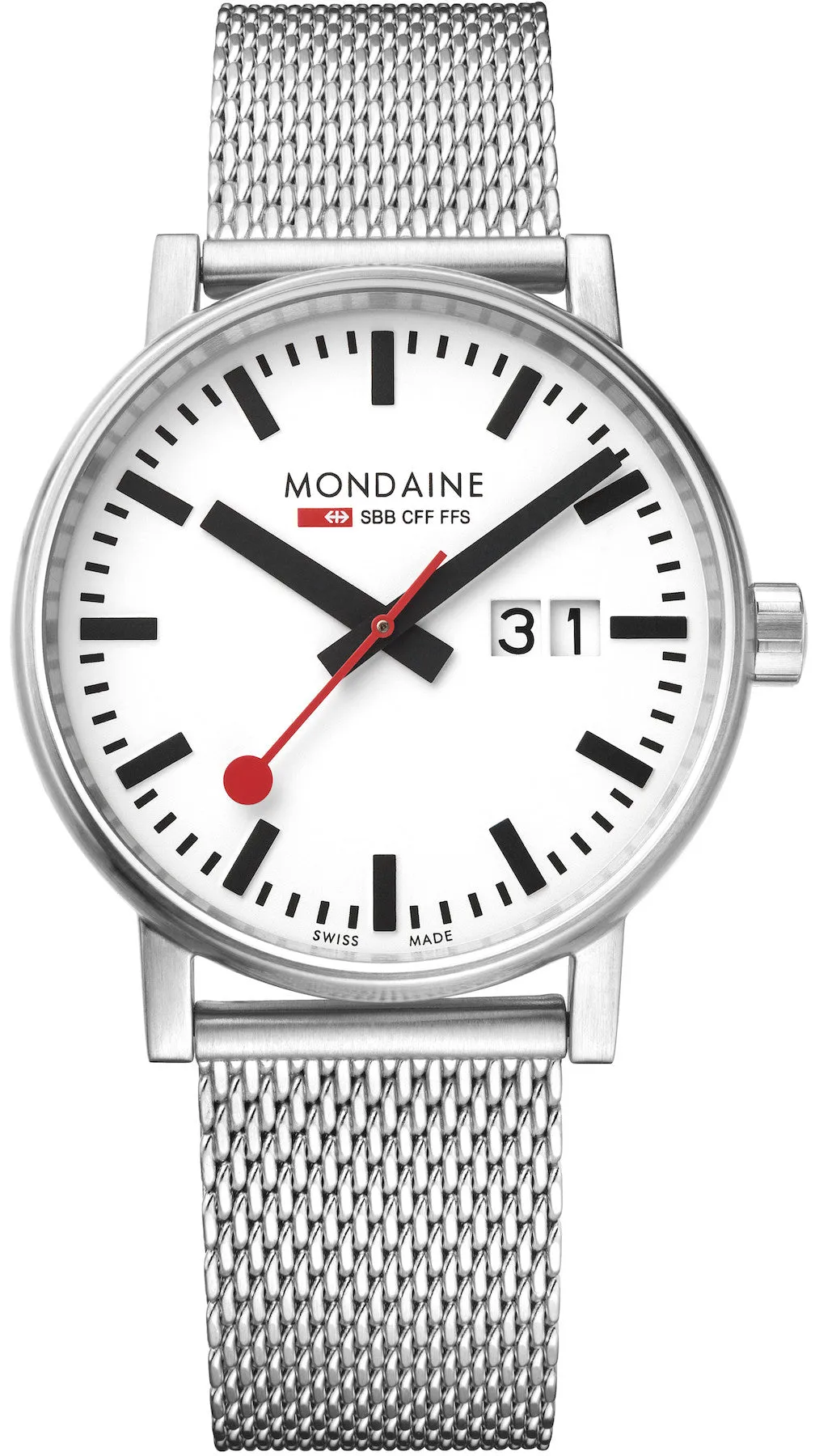 Mondaine SBB Evo2 Watch sold by Jura Watches