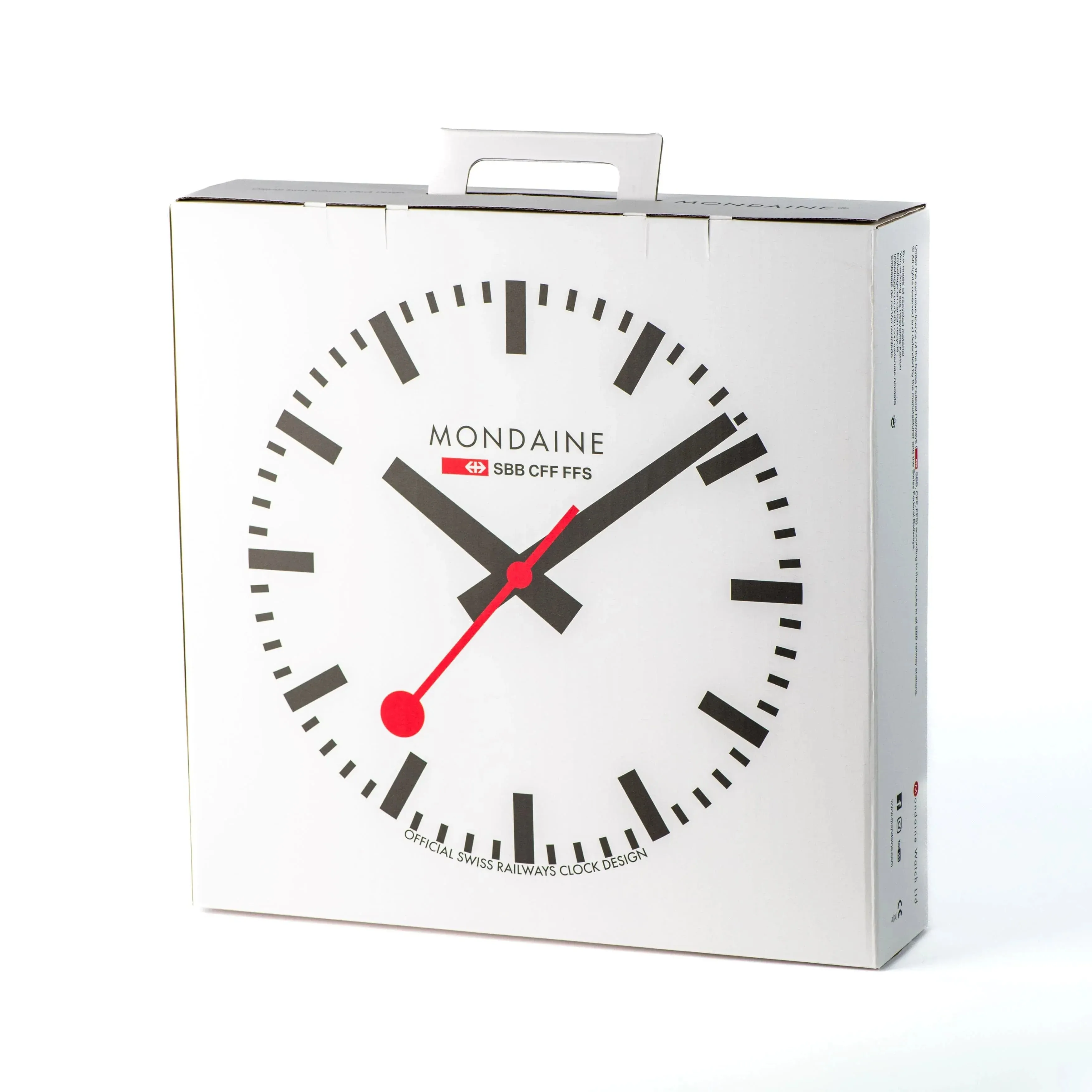 Mondaine Silver Wall Clock sold by Jura Watches product image thumbnail 4