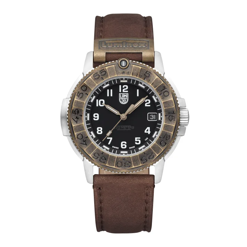 Luminox Adventure 1300 Series Watch Brown Leather made by Jura Watches