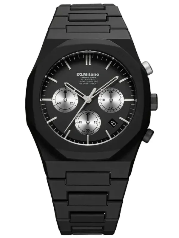 D1 Milano Gilded Lunar Polychrono Watch made by Jura Watches