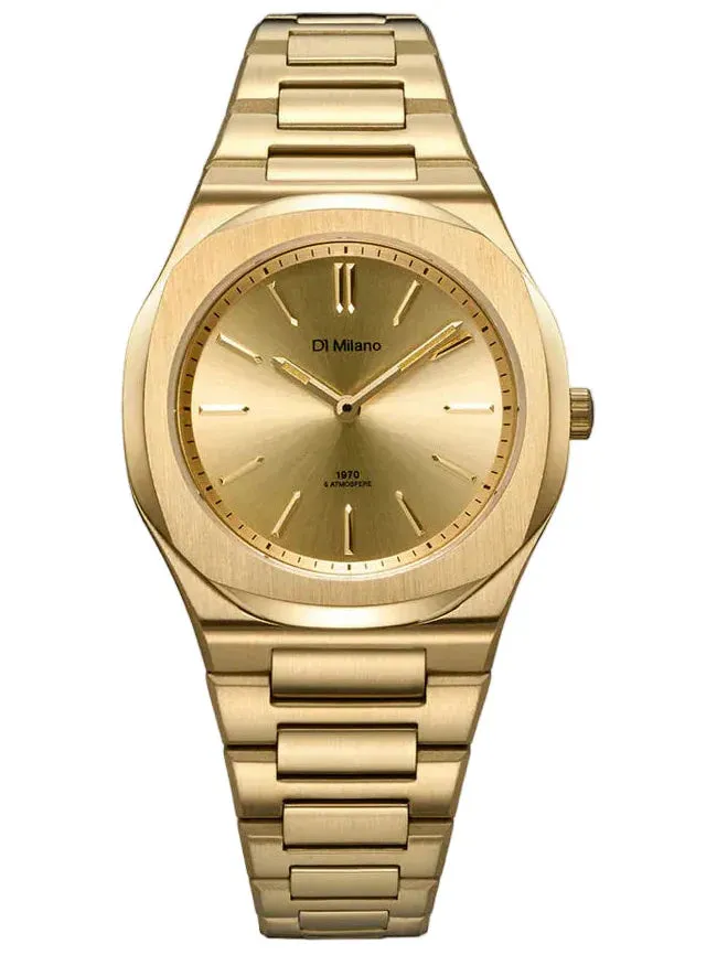 D1 Milano Gold Mellow Ultra Thin Watch sold by Jura Watches