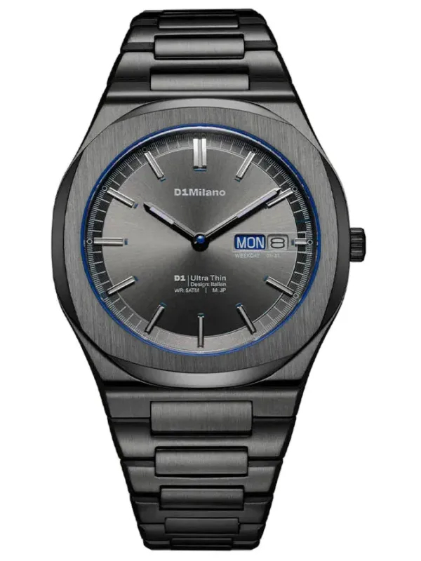 D1 Milano Dark Illusion Ultra Thin Watch made by Jura Watches