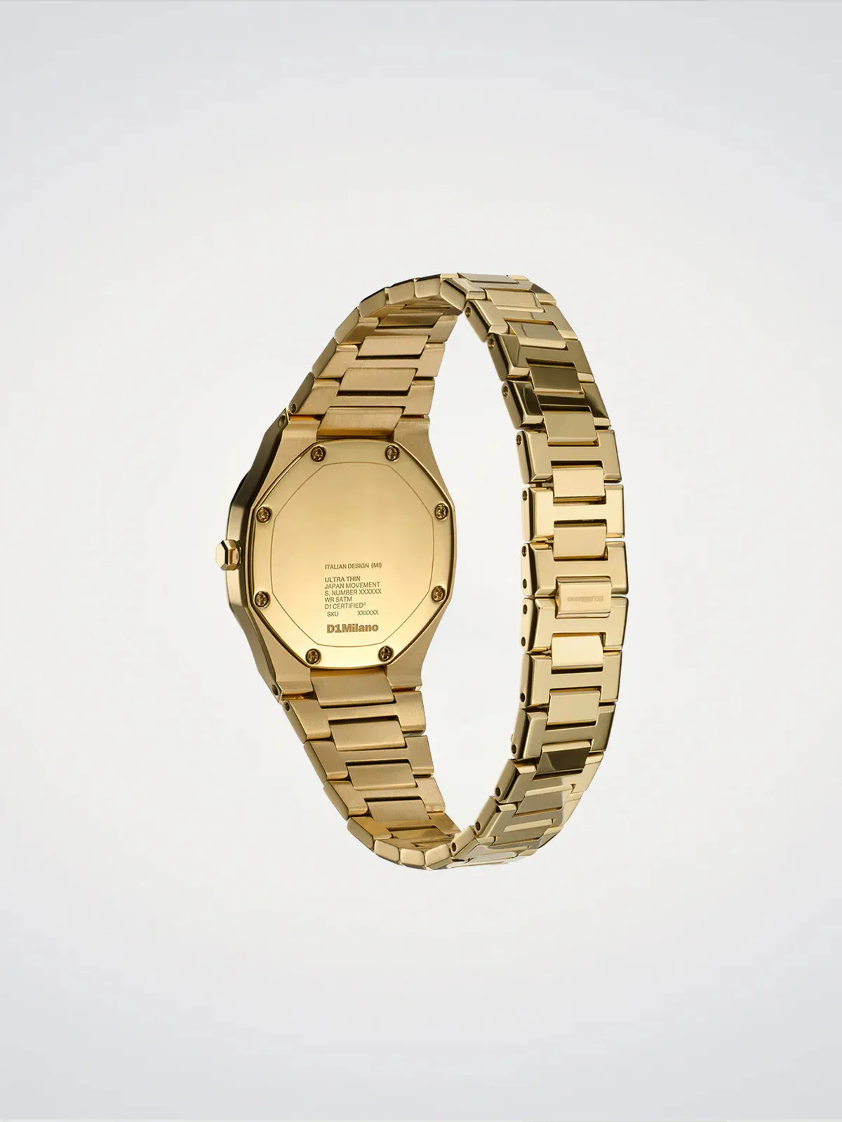 D1 Milano Gold Gleam Ultra Thin Watch sold by Jura Watches product image thumbnail 4