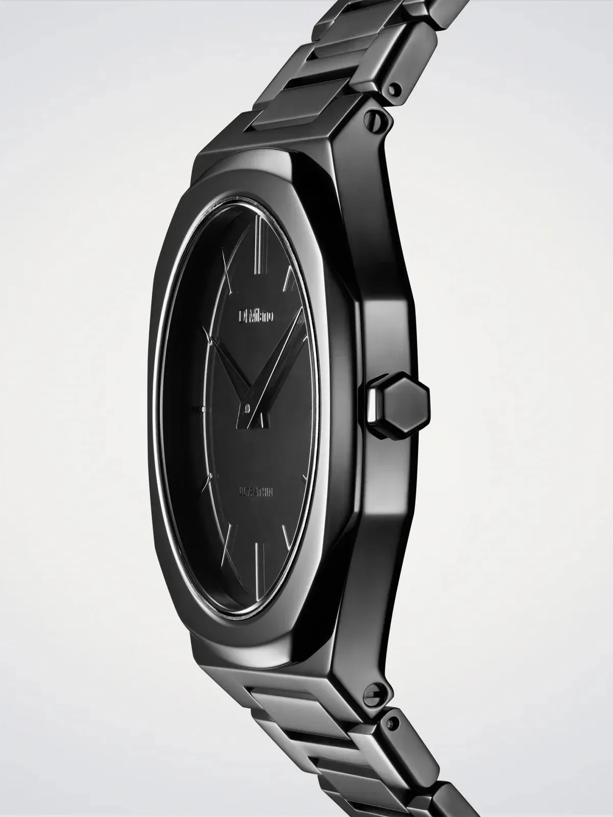 D1 Milano Black Mirror Ultra Thin Watch sold by Jura Watches product image thumbnail 3