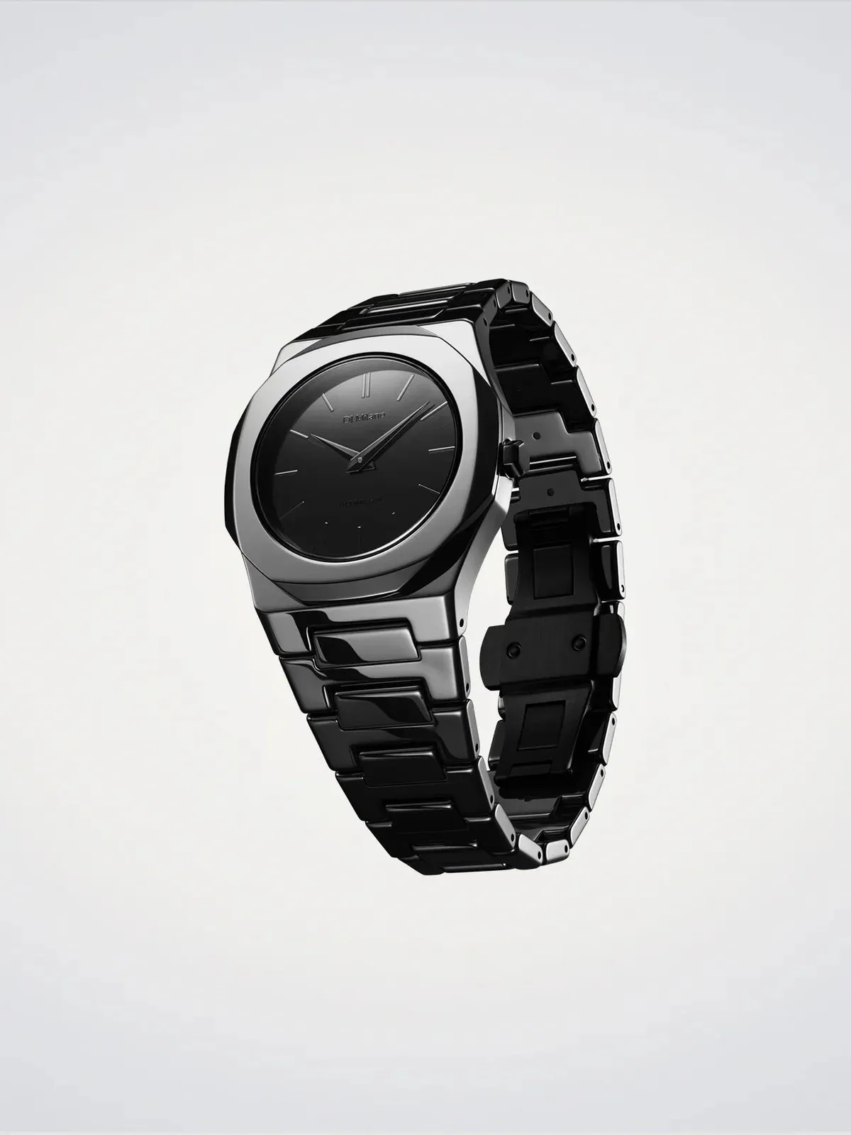 D1 Milano Black Mirror Ultra Thin Watch sold by Jura Watches product image thumbnail 2