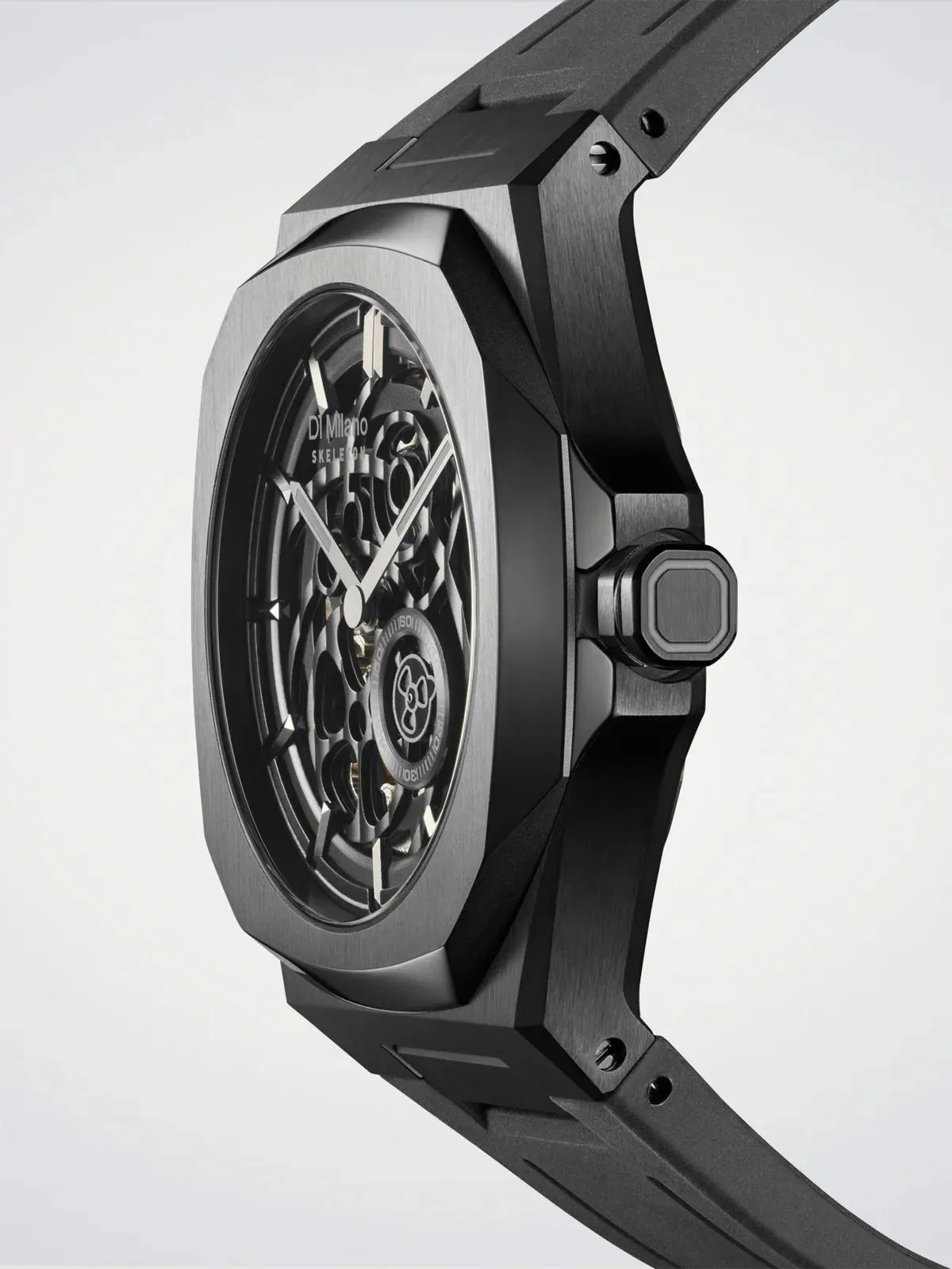 D1 Milano Jet Black Skeleton Watch sold by Jura Watches product image thumbnail 3