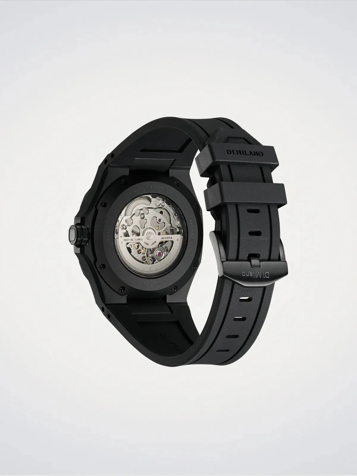 D1 Milano Jet Black Skeleton Watch sold by Jura Watches product image thumbnail 4