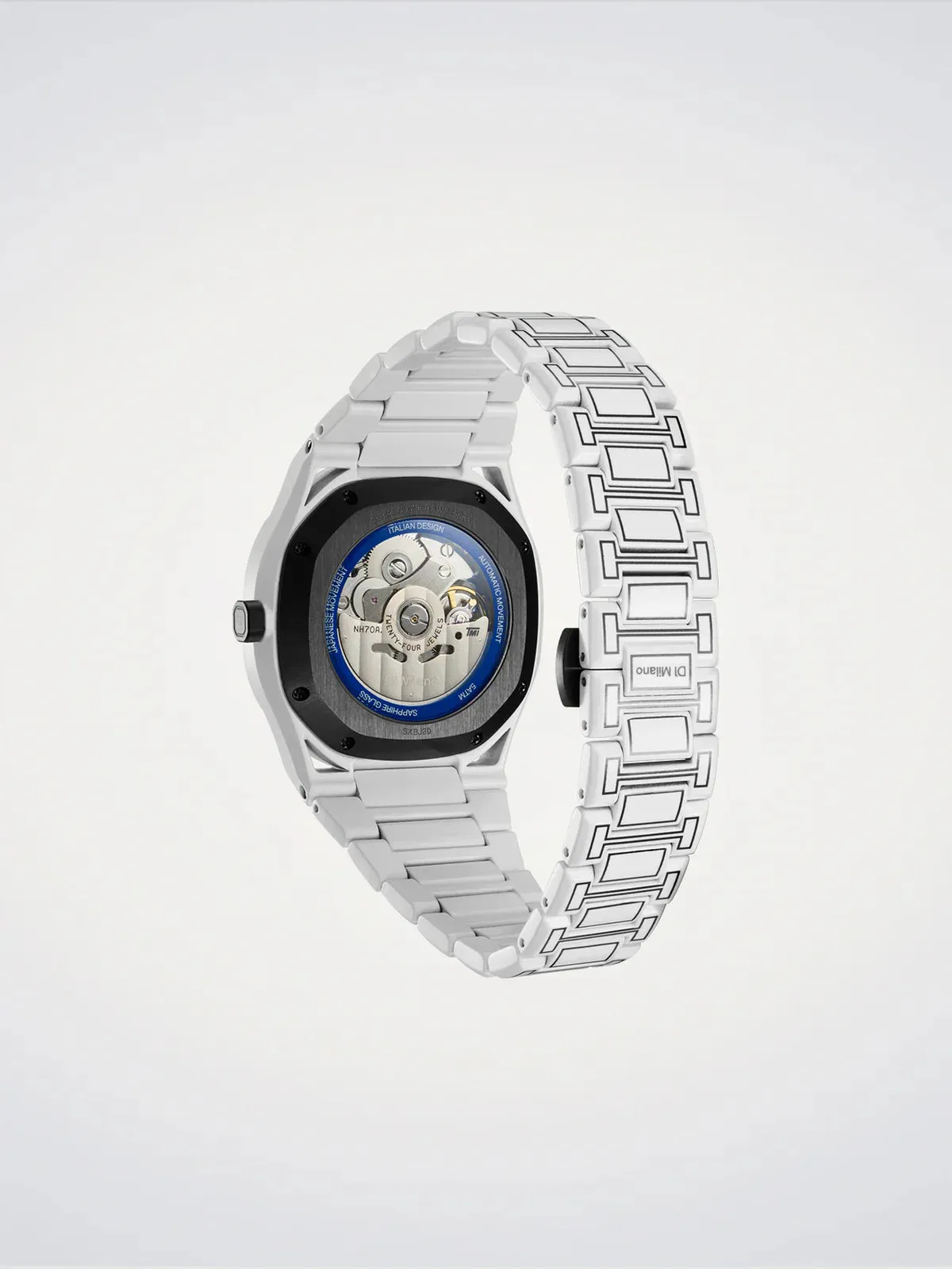 D1 Milano White Sketch Skeleton Watch sold by Jura Watches product image thumbnail 4