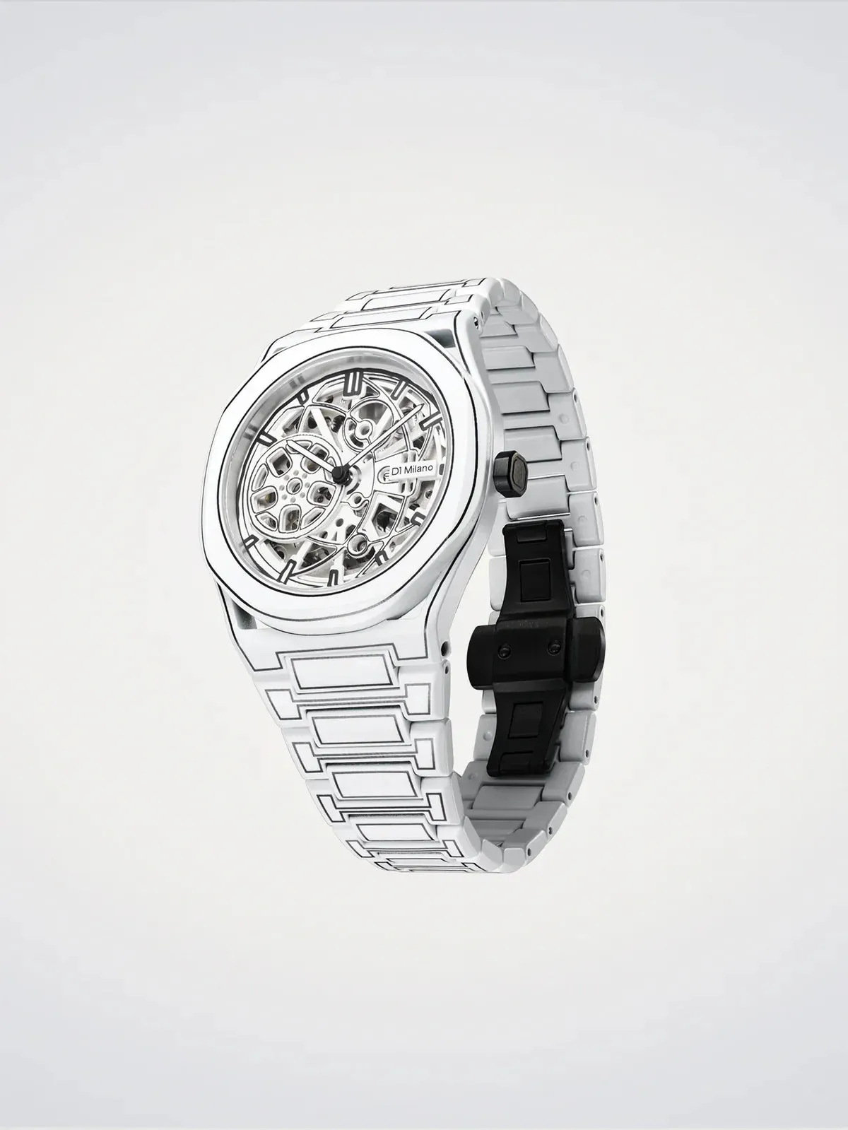 D1 Milano White Sketch Skeleton Watch sold by Jura Watches product image thumbnail 2