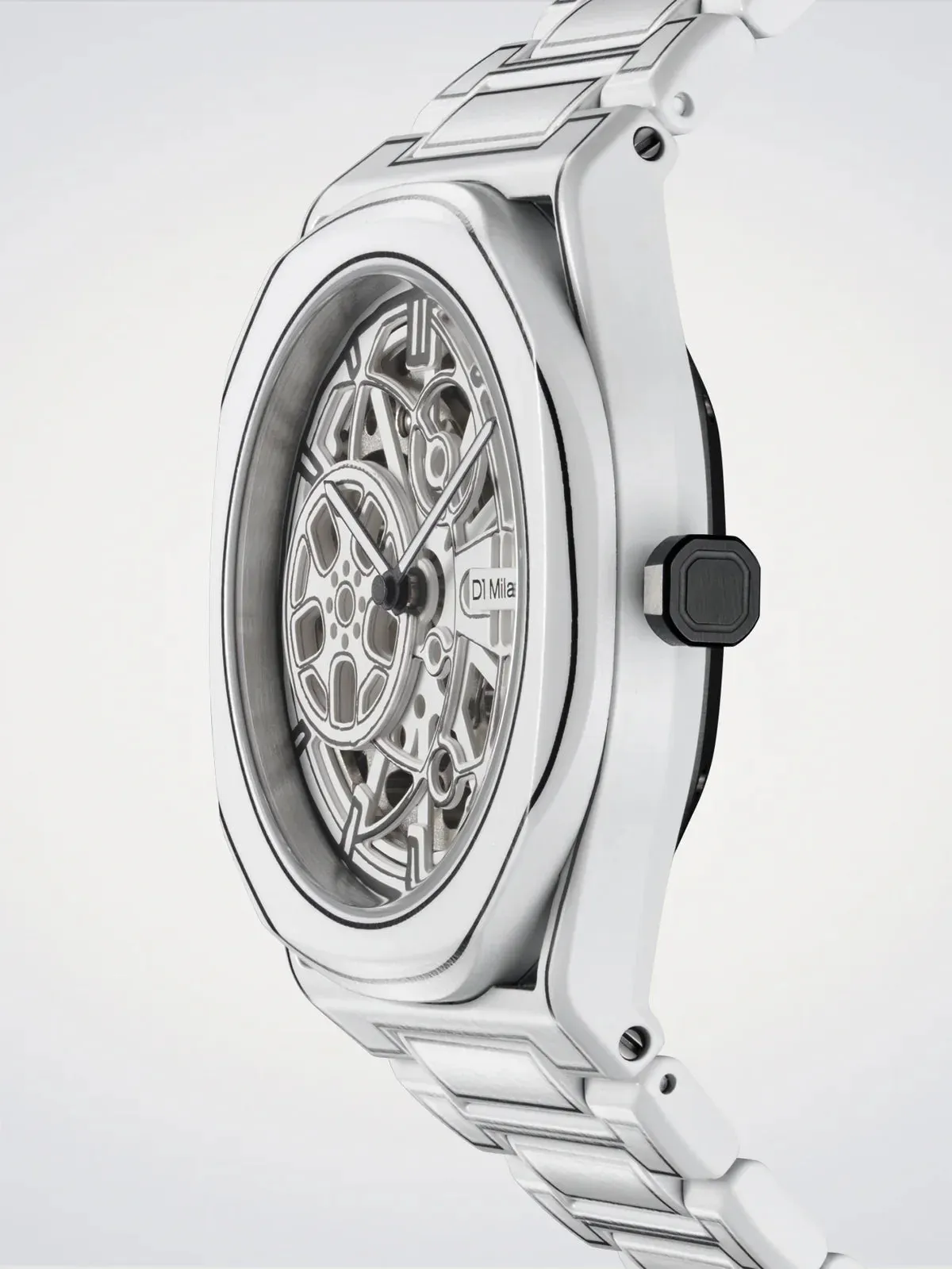 D1 Milano White Sketch Skeleton Watch sold by Jura Watches product image thumbnail 3
