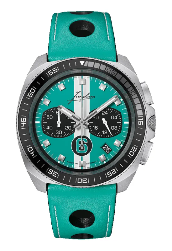 Junghans 1972 Chronoscope Sports Edition Blue made by Jura Watches