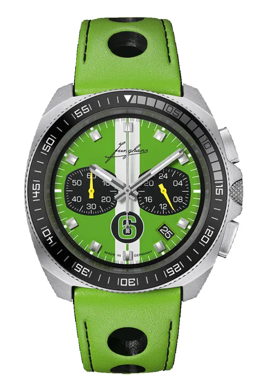 Junghans 1972 Chronoscope Sports Edition Green made by Jura Watches