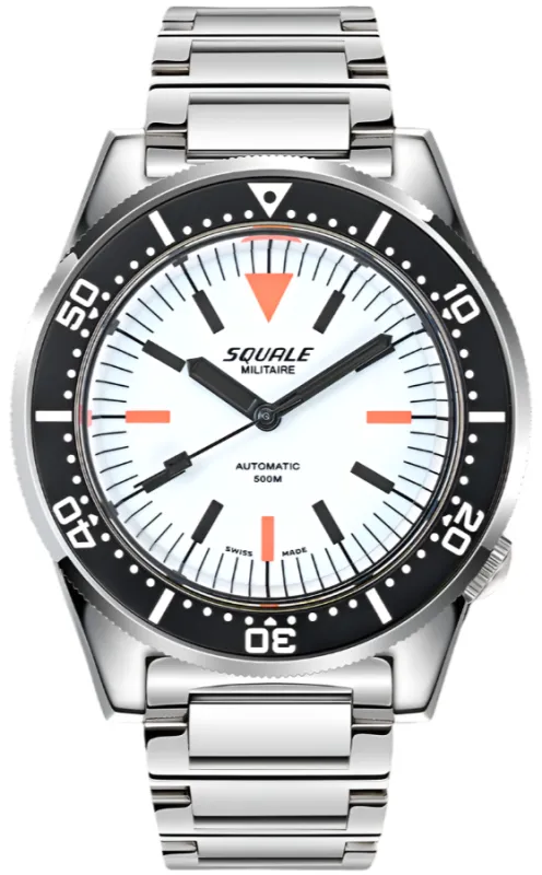 Squale 1521 Full Luminous Militaire Bracelet Watch made by Jura Watches