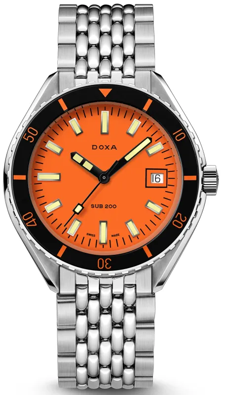 Doxa Sub 200 Professional Bracelet Watch made by Jura Watches