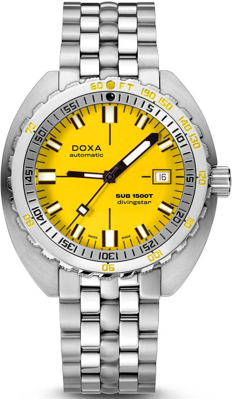 Doxa SUB 1500T Divingstar Bracelet Watch sold by Jura Watches