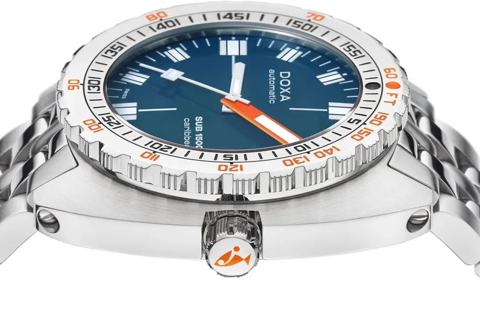 Doxa SUB 1500T Caribbean Bracelet Watch sold by Jura Watches product image thumbnail 3