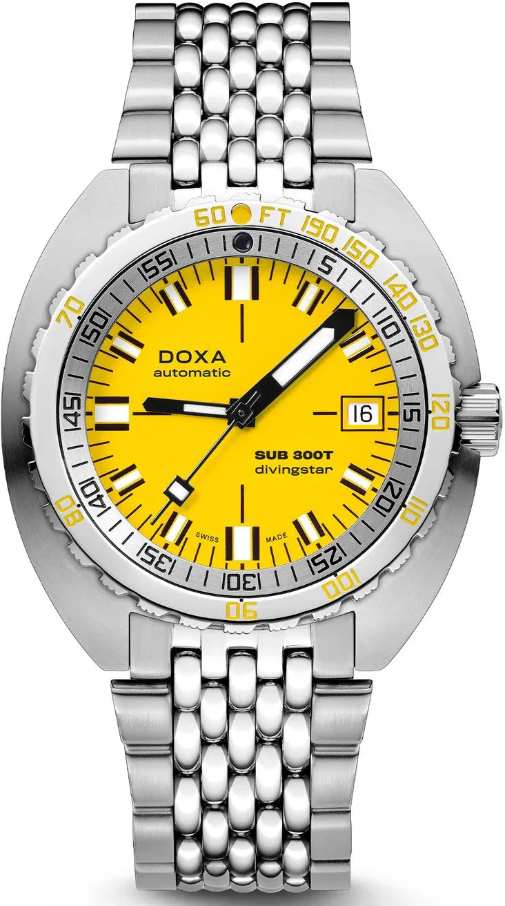 Doxa Sub 300T Divingstar Bracelet Watch sold by Jura Watches