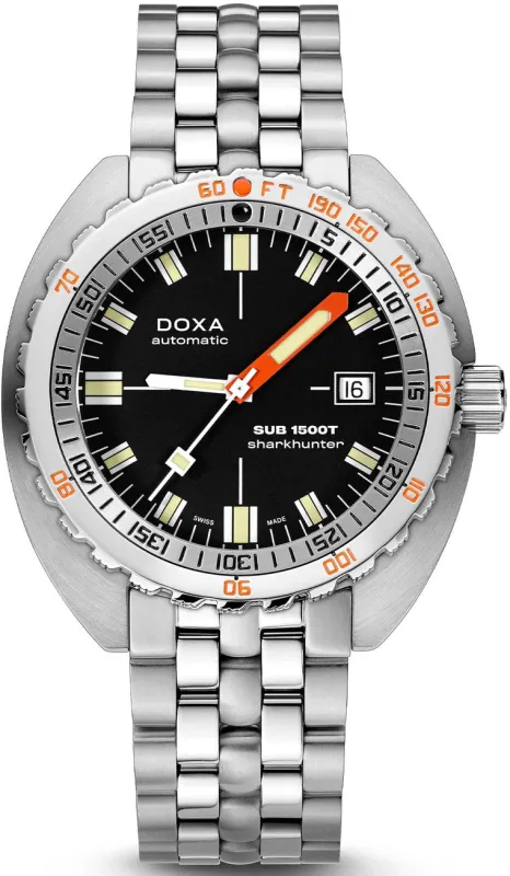Doxa SUB 1500T Sharkhunter Bracelet Watch made by Jura Watches