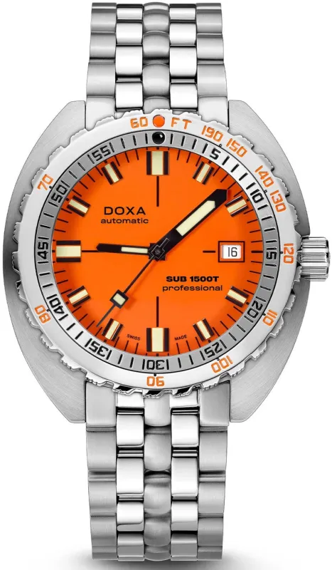 Doxa SUB 1500T Professional Bracelet Watch made by Jura Watches