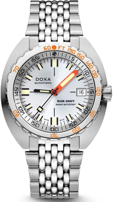 Doxa SUB 300T Searambler Bracelet Watch made by Jura Watches