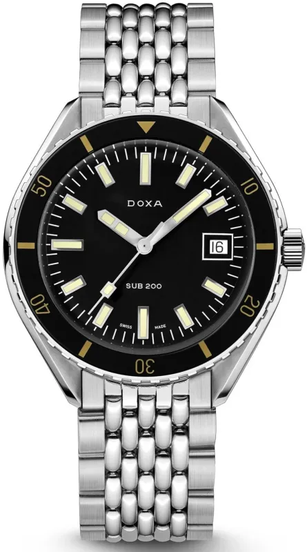 Doxa Sub 200 Sharkhunter Bracelet Watch made by Jura Watches