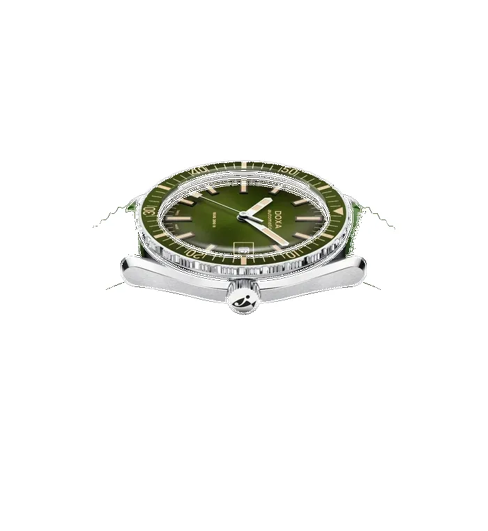 Doxa Sub 200 II Sea Emerald Rubber Strap Watch sold by Jura Watches product image thumbnail 3