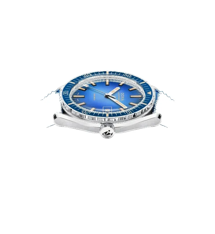 Doxa Sub 200 II Caribbean Blue Rubber Strap Watch sold by Jura Watches product image thumbnail 3