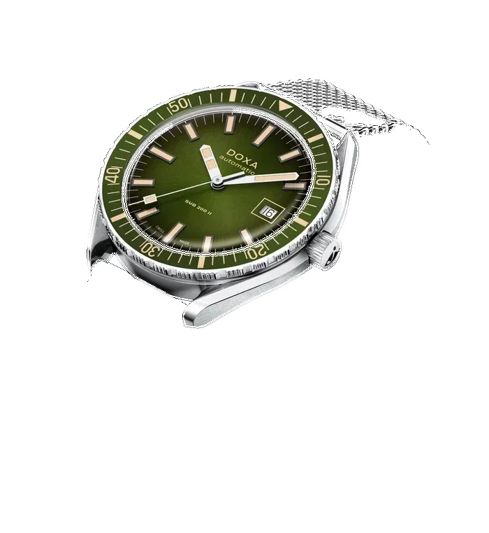 Doxa Sub 200 II Sea Emerald Bracelet Watch sold by Jura Watches product image thumbnail 2