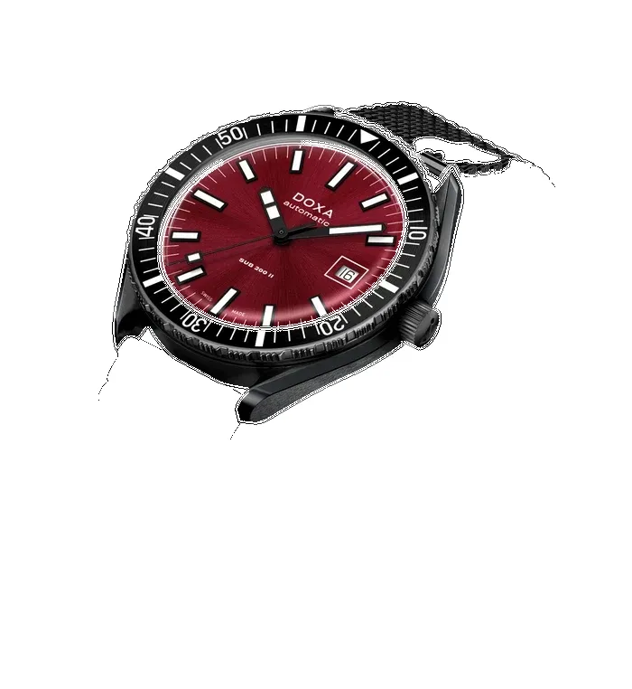 Doxa Sub 200 II Redcoral DLC-Coated Stainless Steel Watch sold by Jura Watches product image thumbnail 2