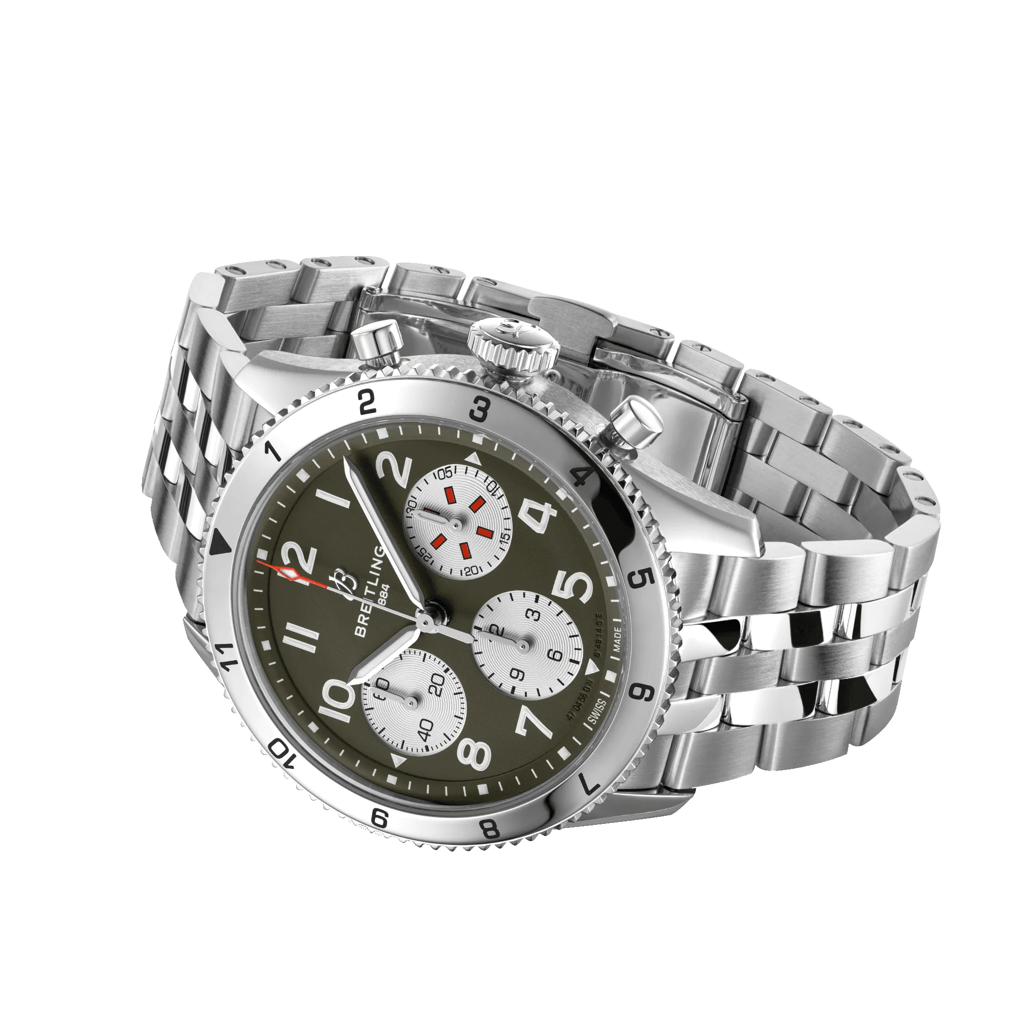 Breitling Classic AVI 42 Curtiss Warhawk Bracelet Watch sold by Jura Watches product image thumbnail 2