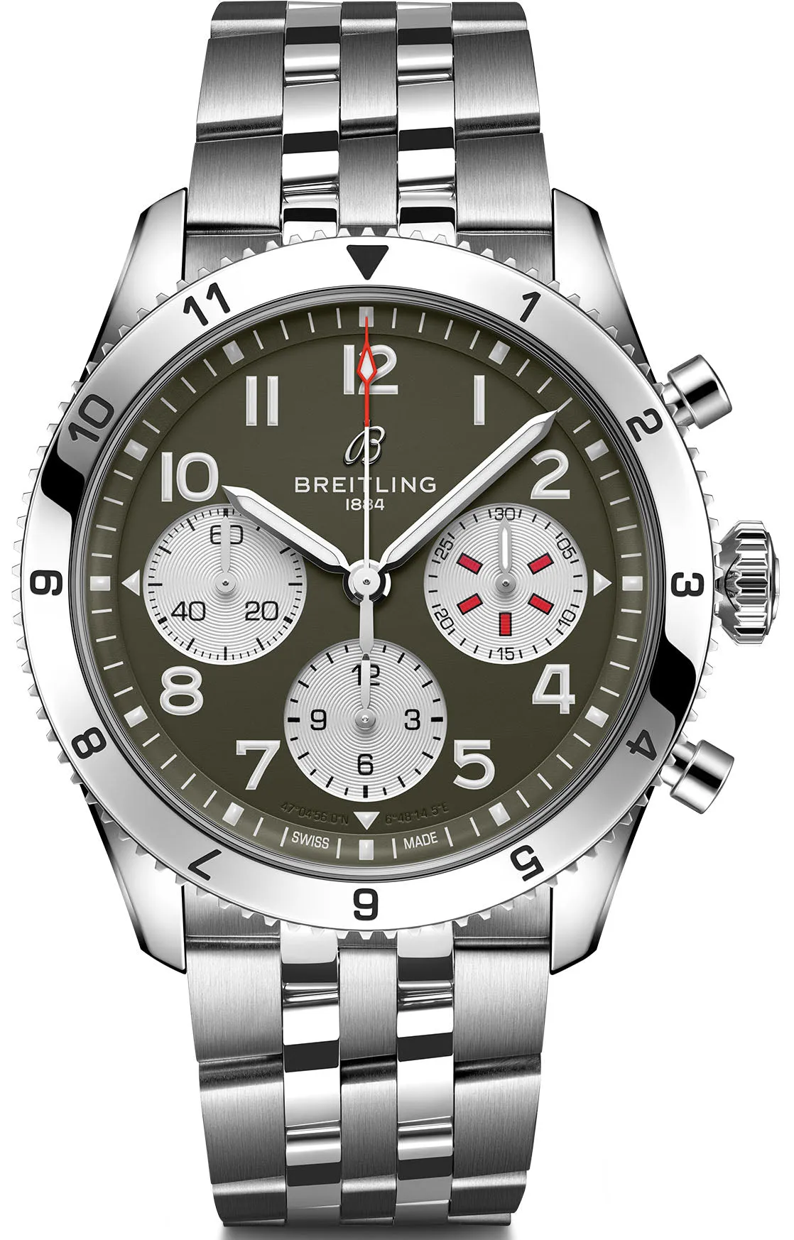 Breitling Classic AVI 42 Curtiss Warhawk Bracelet Watch sold by Jura Watches