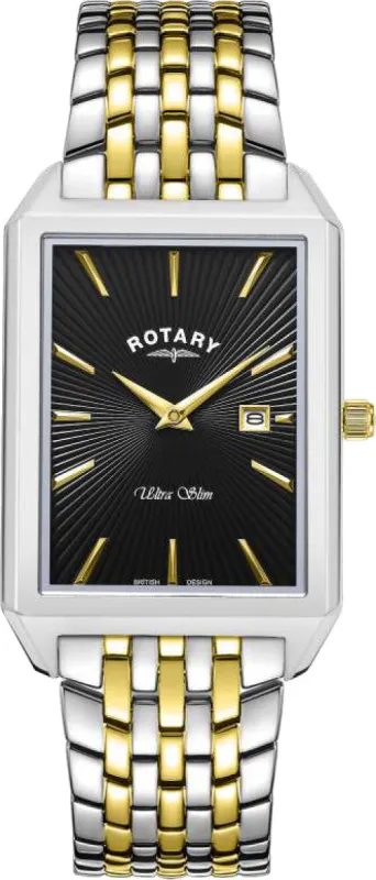 Rotary Ultra Slim Rectangular Mens Watch Pre-Order made by Jura Watches