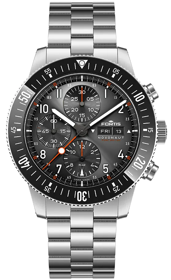 Fortis Watch Novonaut N-42 First Edition Bracelet Limited Edition sold by Jura Watches