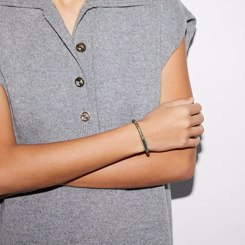 Gucci Trademark GG Supreme Brown Bracelet sold by Jura Watches product image thumbnail 2