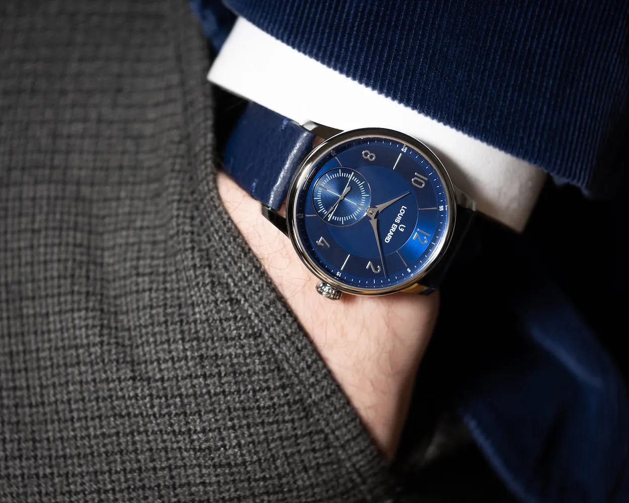 Louis Erard Excellence Petite Seconde Bleu Nuit Watch sold by Jura Watches product image thumbnail 4