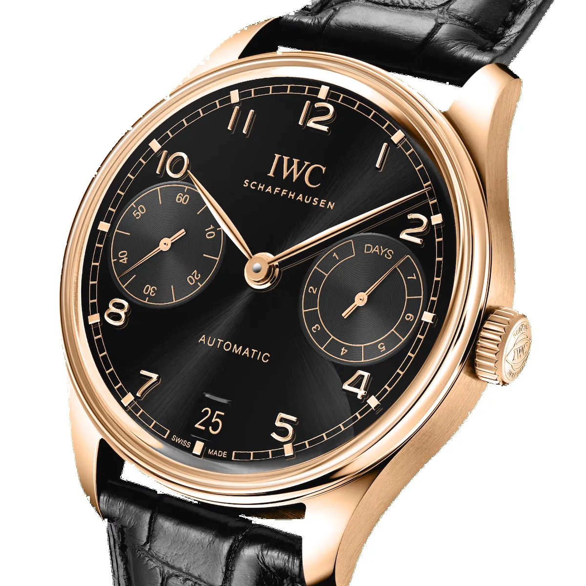 IWC Portugieser Automatic 42 Obsidian Watch sold by Jura Watches product image thumbnail 3