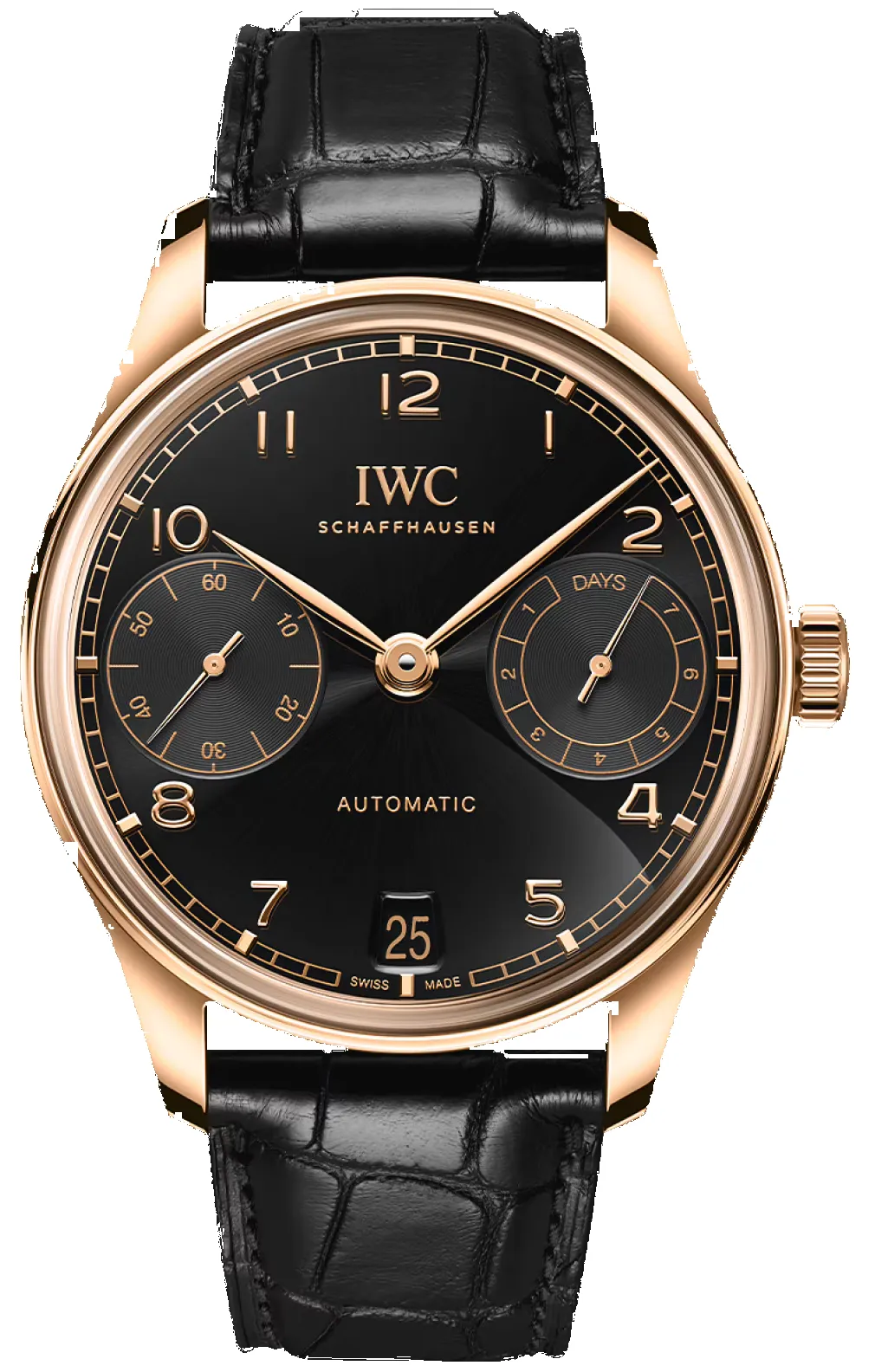 IWC Portugieser Automatic 42 Obsidian Watch sold by Jura Watches
