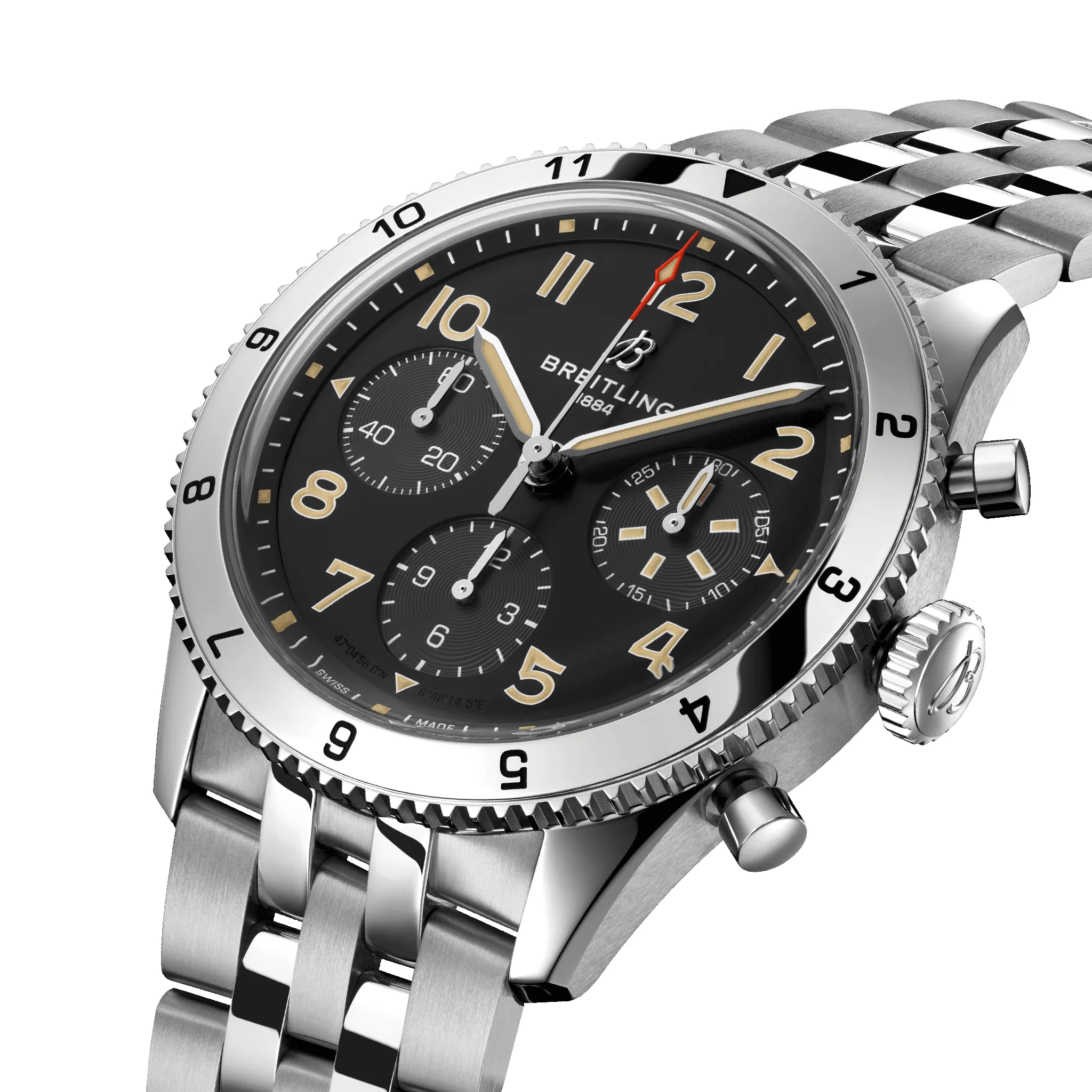 Breitling Classic AVI Chronograph 42 P-51 Mustang Bracelet Watch sold by Jura Watches product image thumbnail 2