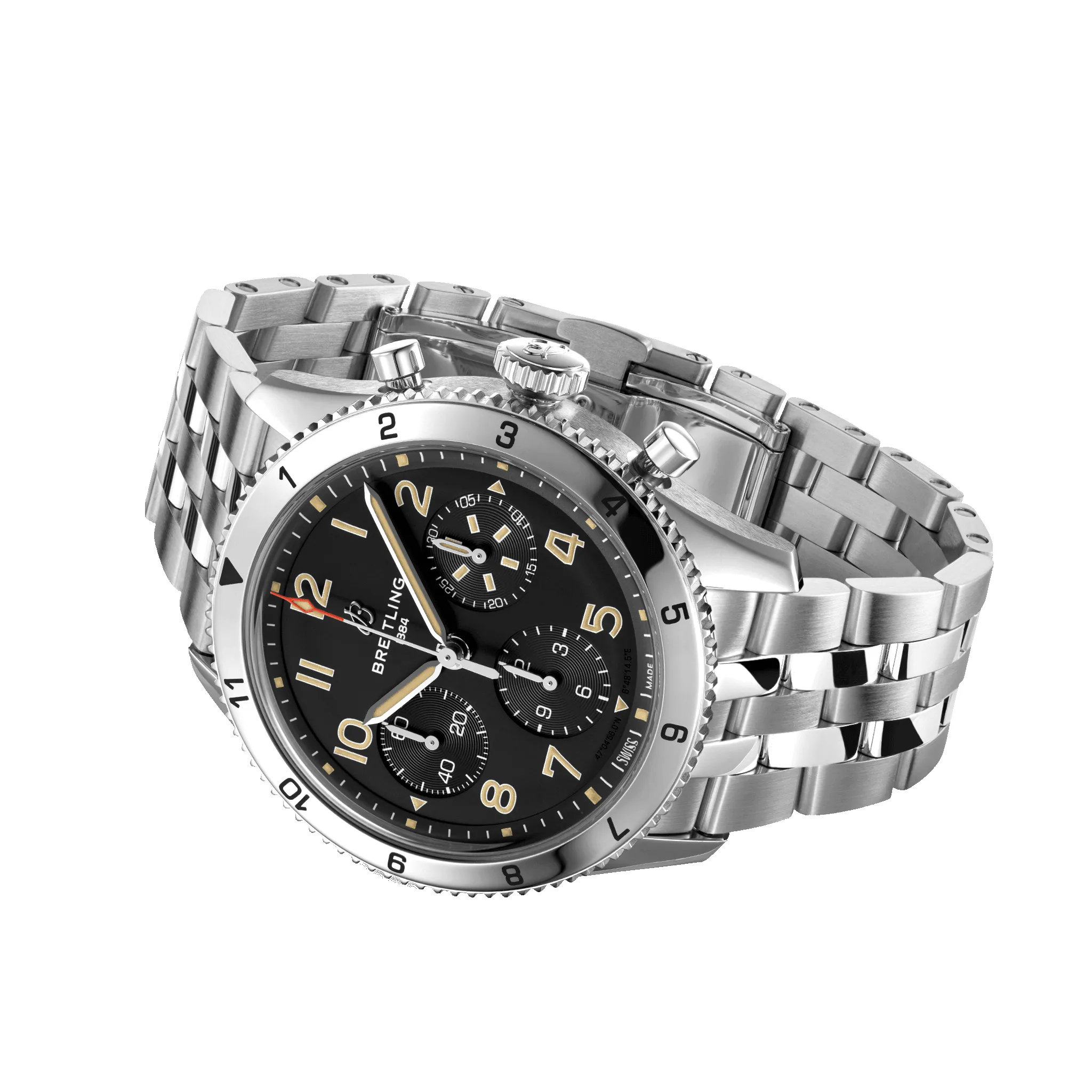 Breitling Classic AVI Chronograph 42 P-51 Mustang Bracelet Watch sold by Jura Watches product image thumbnail 3