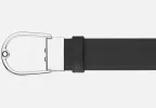 Montblanc Horseshoe Buckle 35mm Reversible Leather Belt Grainy Caramel/Black sold by Jura Watches