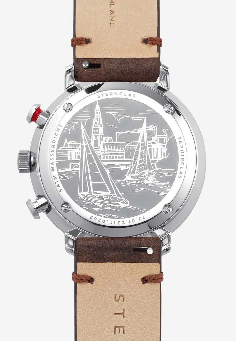Sternglas Hamburg Chrono Silver Watch sold by Jura Watches product image thumbnail 4