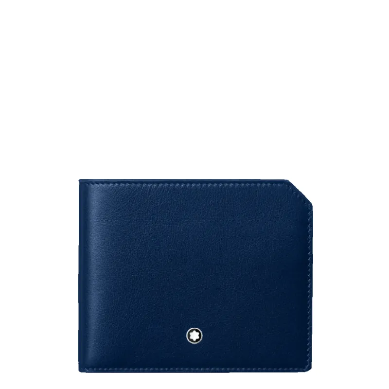 Montblanc Meisterstuck Selection Soft Wallet 6cc Blue sold by Jura Watches