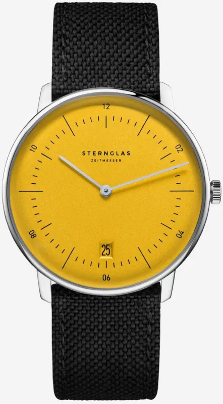 Sternglas Naos Edition Yellow Watch D sold by Jura Watches